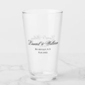 Verre Coupe classique de Mariage de mariée et de chambre (Devant)