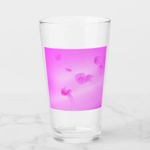 Verre Coupe de glace de méduse rose