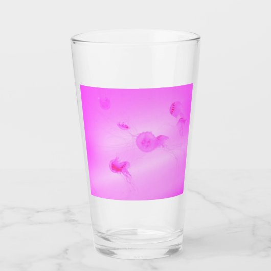 Verre Coupe de glace de méduse rose (Devant)