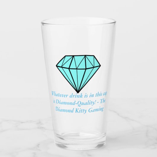 Verre Coupe Diamond Booking (Devant)