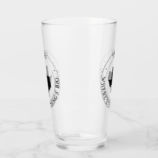 Verre Coupe du Texas State Glass (Gauche)
