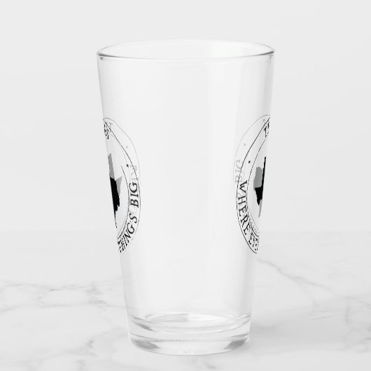 Verre Coupe du Texas State Glass (Droite)