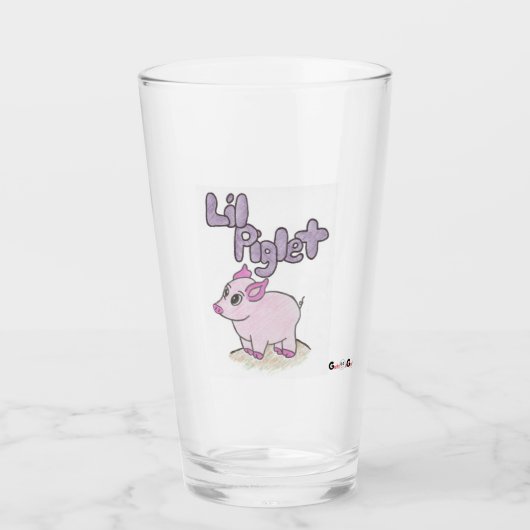 Verre Coupe "Lil Piglet" (Verre de bière) (Devant)