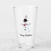 Verre Coupe Snowman de Noël (Dos)
