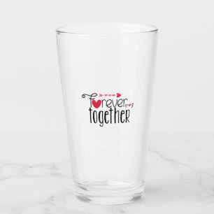 Verre Couple Cadeau Forever Ensemble