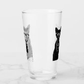 Verre Couples de chat (Gauche)