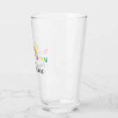 Verre Courir Est Mon Sunshine Colorful Rainbow Graphic (Gauche)
