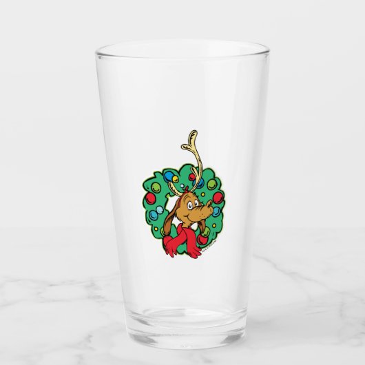 Verre Couronne de Noël de Grinch | Max (Devant)