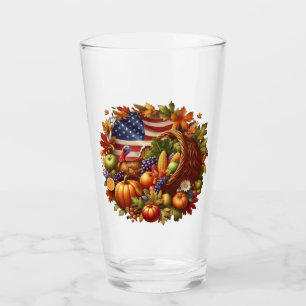 Verre couronne de Thanksgiving USA/Américaine