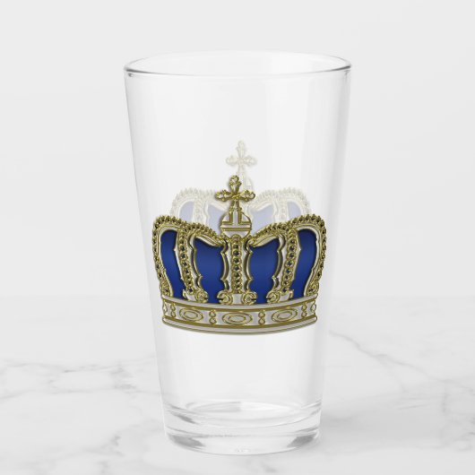 Verre Couronne d'or - luxe royal 5 (Devant)