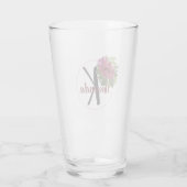 Verre Couronne florale monogramme (Dos)