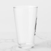 Verre Coutume mignonne barbue du chien | Beardie de (Droite)