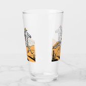 Verre Cowboy Skeleton Western Skeleton (Gauche)