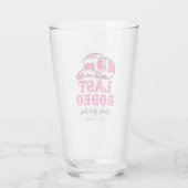 Verre Cowgirl Disco Dernier Rodeo Bachelorette (Dos)