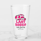 Verre Cowgirl Disco Dernier Rodeo Bachelorette (Devant)
