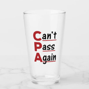 Verre CPA Ne Peut Pas Repasser Encore Drôle Acronyme De