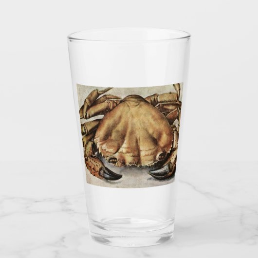 Verre Crabe (Créature sous la mer) (par Albrecht Durer) (Devant)