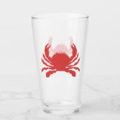 Verre Crabe rouge (Devant)