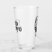 Verre Crâne de Dia de los Muertos Sugar (Gauche)