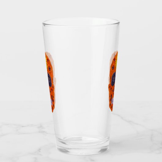 Verre Crâne de fleurs 1 (Droite)