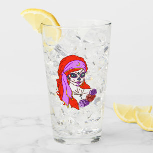 Verre Crâne de sucre gitan