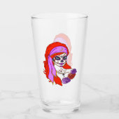 Verre Crâne de sucre gitan (Devant)