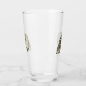 Verre Crâne humain déplaisant (Gauche)