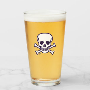 Verre Crâne n Bones vitre blanc