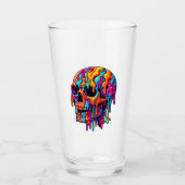 Verre Crâne psychédélique dynamique (Devant)