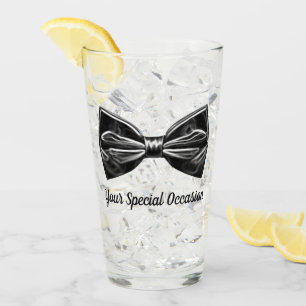 Verre Cravate Tuxedo Bow personnalisée