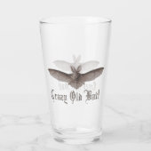 Verre Crazy Old Bat Funny Batty Humour pour les femmes a (Dos)