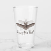 Verre Crazy Old Bat Funny Batty Humour pour les femmes a (Devant)