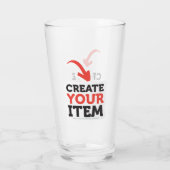 Verre CREATE-YOUR-OWN DIY Custom upload your design (Dos)