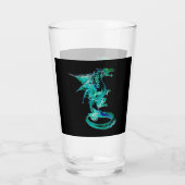 Verre Créature artistique de fantasy Dragon Bleu de Mer, (Dos)