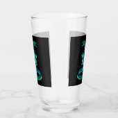 Verre Créature artistique de fantasy Dragon Bleu de Mer, (Droite)
