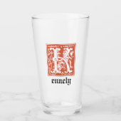 Verre Créatures mythiques du XVIe siècle Capitale décora (Devant)