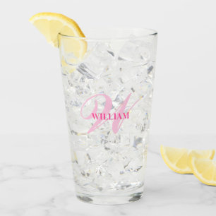 Verre Créez Votre Propre Monogramme Personnalisé Et Nomm