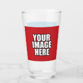 Verre Créez votre propre personnalisation (2 côtés) (Devant)