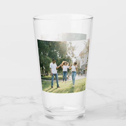 Verre Créez votre propre photo de famille (Devant)