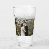 Verre Créez votre propre photo Mariage (Dos)