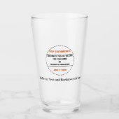 Verre Créez Votre Propre Promotion de Marque Simple (Devant)
