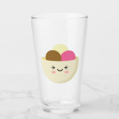Verre Crème glacée Kawaii (Devant)