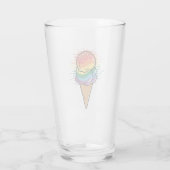 Verre Crème glacée Rainbow LGBTQ+ Pride (Dos)