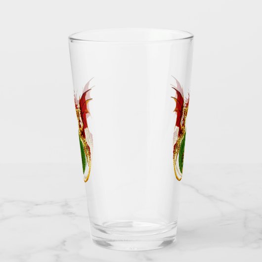 Verre Crescent Céleste Lune Et Dragons (Droite)