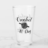 Verre Crochet toute la journée Yarn Ball & Hook Crafts (Devant)