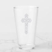 Verre Croix celtique bleue (Dos)