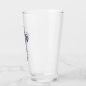 Verre Croix celtique bleue (Gauche)