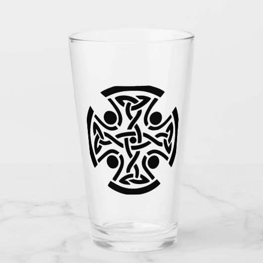 Verre Croix chrétienne celtique (Devant)