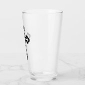 Verre Croix chrétienne noire (Gauche)