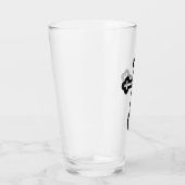 Verre Croix chrétienne noire (Droite)